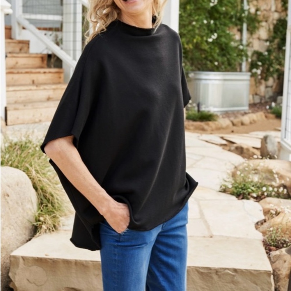 Frank & Eileen Audrey Black, Triple Fleece Capelet